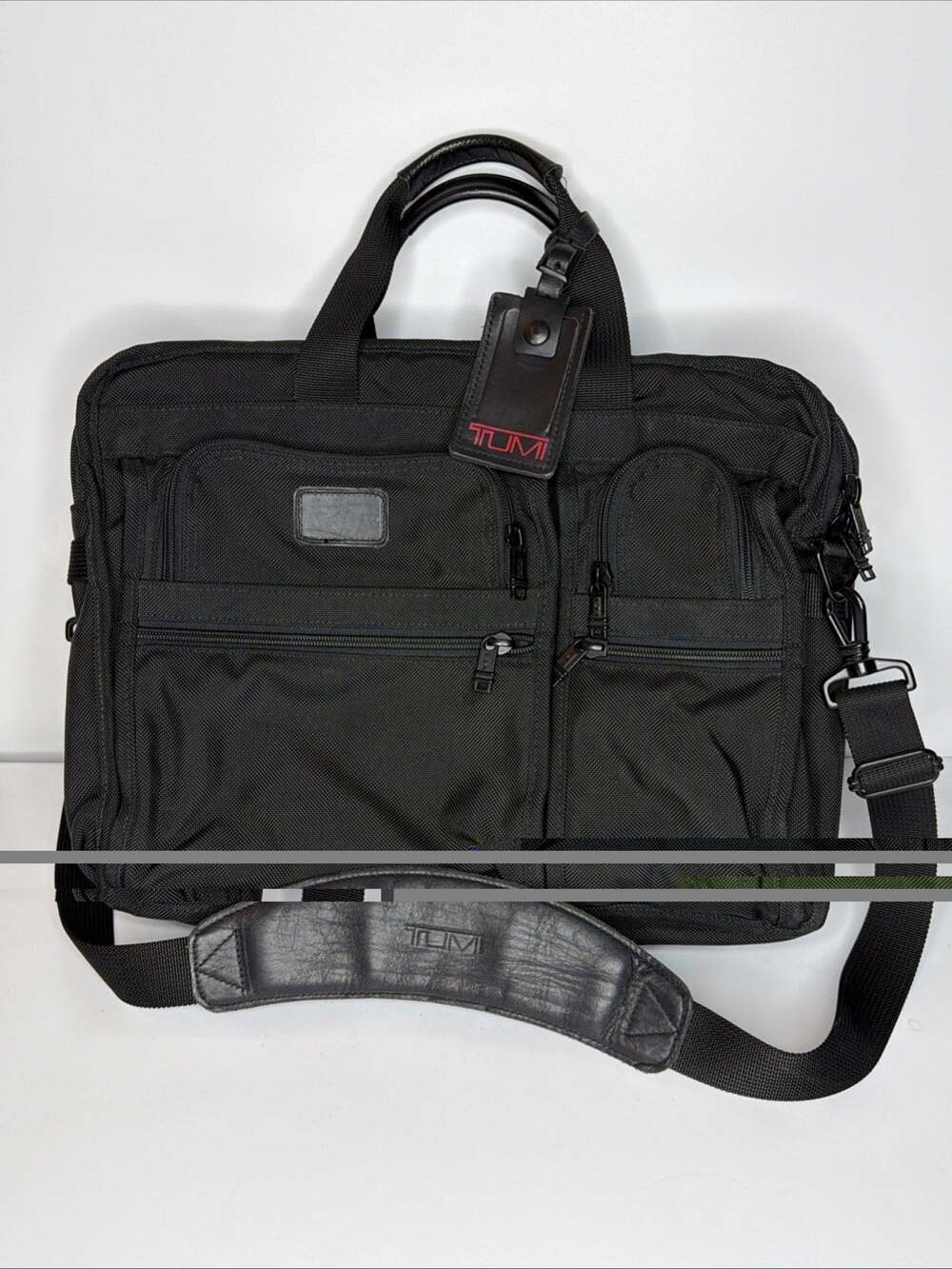 Vintage TUMI Alpha 2621D3 Expandable Organizer Laptop Briefcase Ballistic Nylon